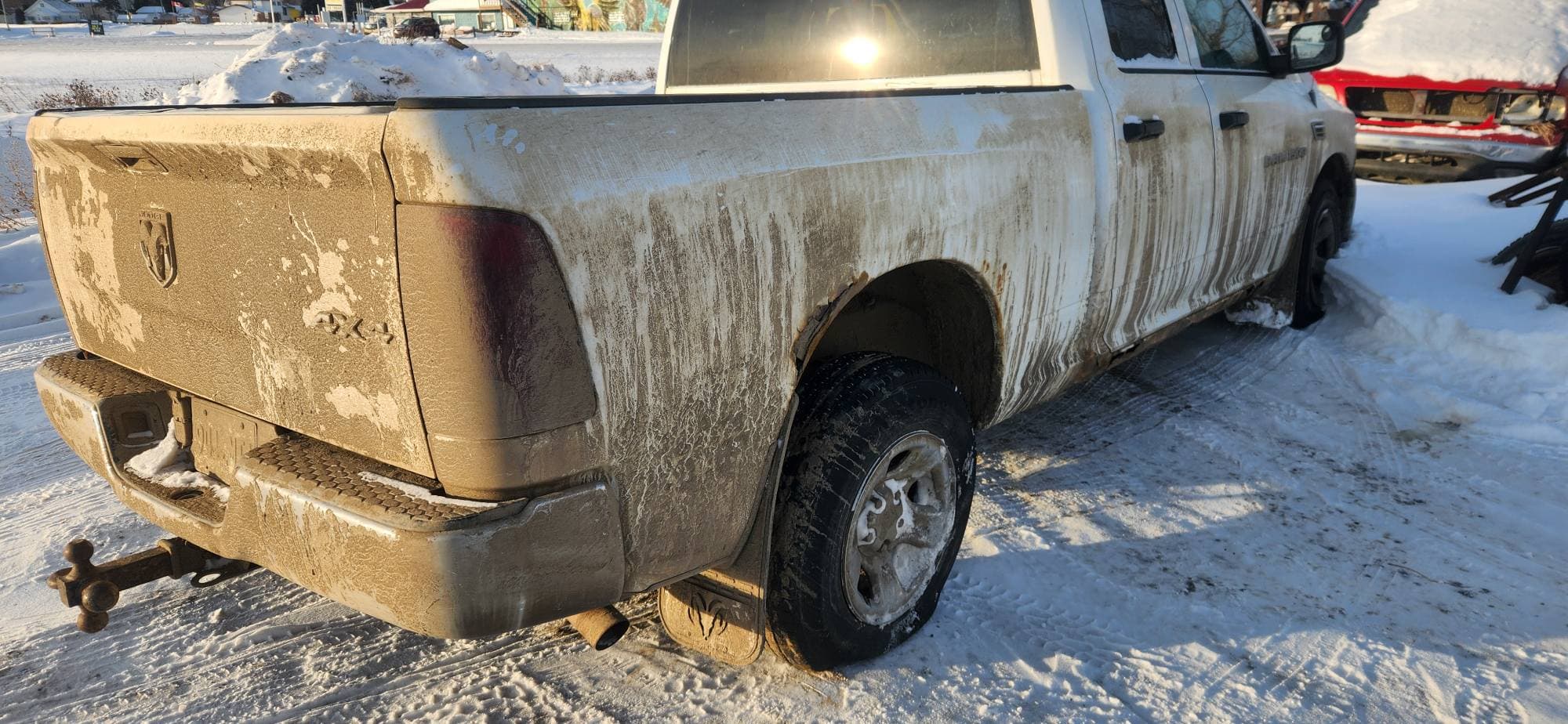 Bro's Tows operating in Saskatchewan winter blizzard conditions